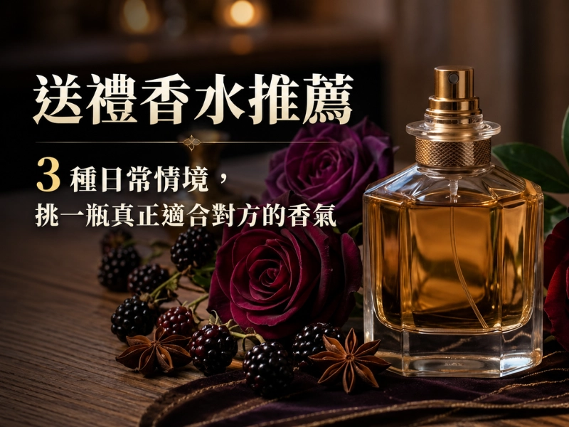 送禮香水推薦｜3 種日常情境，挑一瓶真正適合對方的香氣